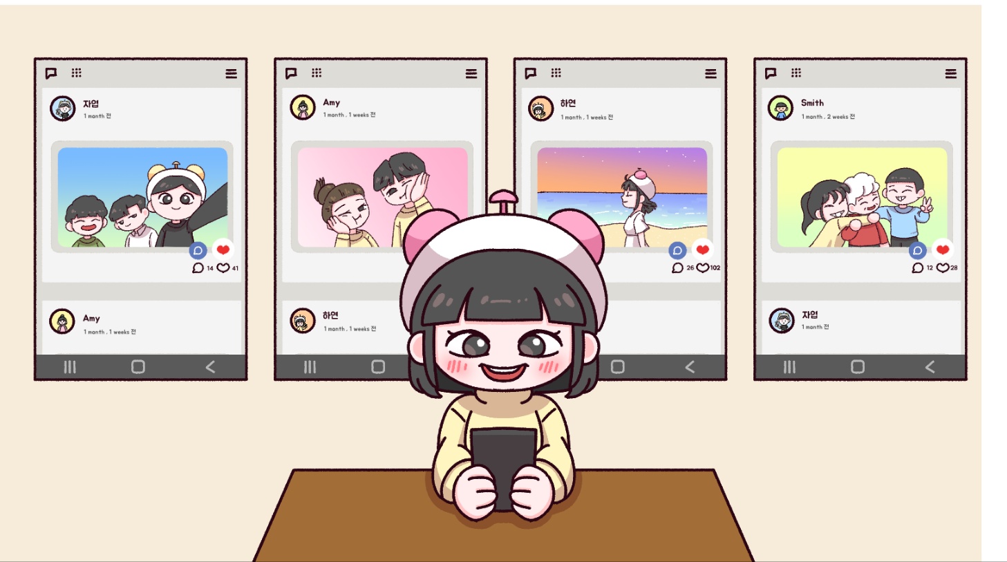 TemporT sharing daily posts feature